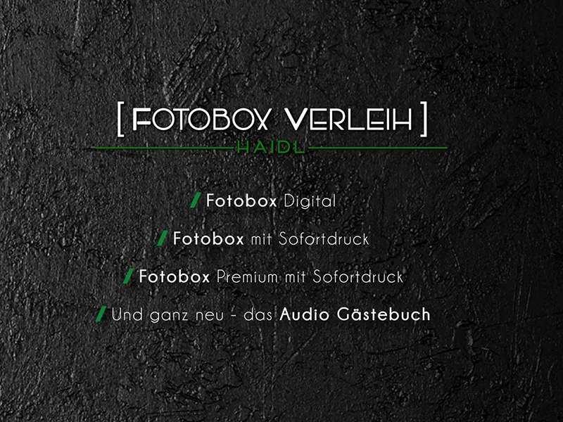 Fotobox Verleih Haidl – Bild 1