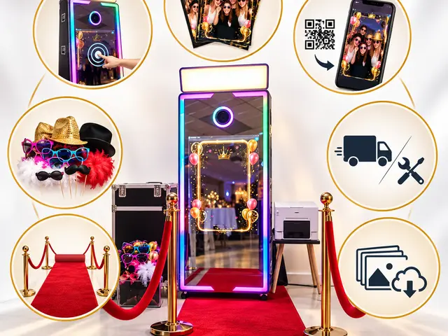 Fotospiegel / Fotobox mieten in Mainz, Wiesbaden & Frankfurt – Magic Mirror mit Sofortdruck