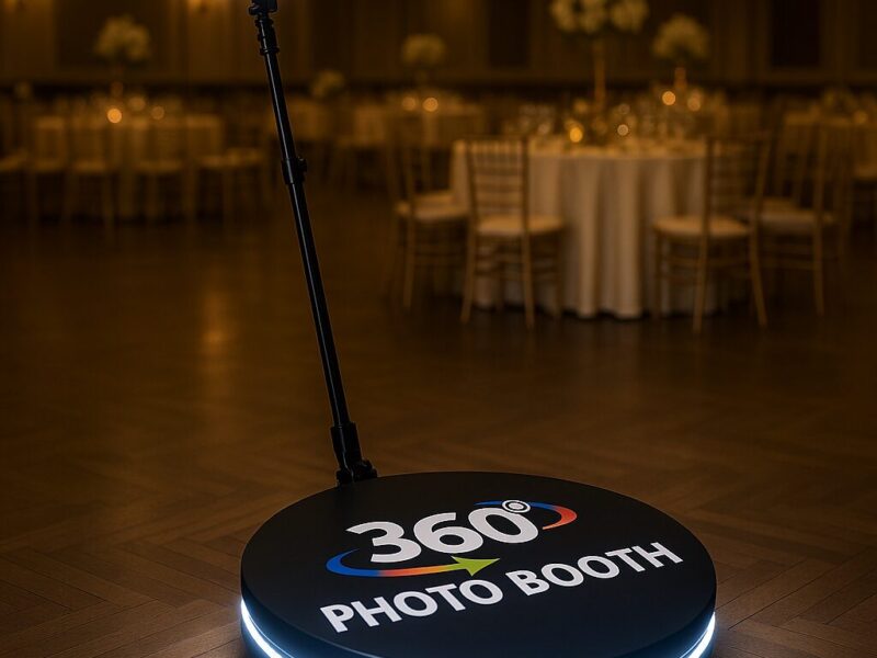 Fotobox / 360 Grad Video Booth / Audio Gästebuch mieten